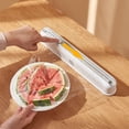 thumbnail image 5 of Dispensador de envoltura de plástico YONGSHENG Montaje en pared con cortador Soporte de papel de aluminio para alimentos compatible grande, 5 of 5