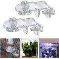 thumbnail image 5 of Veeki 2Pcs Aquarium Écran Pince Aquarium Couvercle Pinces Maille Filet Clip Transparent Jump Guard Solide Aquarium Écran Filet Clips Outil Accessoire-0625, 5 of 5