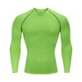 thumbnail image 1 of Tights Long-sleeved Fitness Clothes Men's Running Sports Quick-drying Compression Clothes High-elastic Top Basketball Sports Compression Clothes, 1 of 6