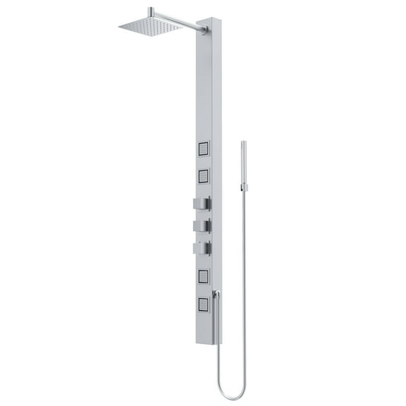Vigo Vg08017 Sutton Thermostatic Shower Panel - Stainless Steel