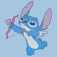 thumbnail image 2 of Boy's Lilo & Stitch Cupid Stitch With Heart Arrows  Graphic Tee Light Blue Medium, 2 of 4