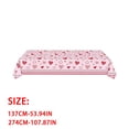 thumbnail image 6 of Valentines's Day Decorations Tablecloth Vinyl Rectangular Table Cloth Red Heart Pattern Decor for Valentines's Day Wedding Anniversary, 6 of 6