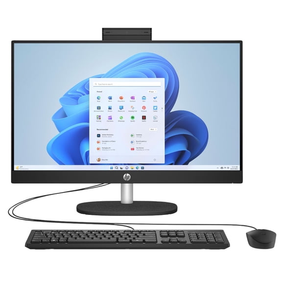 Restored HP 27-CR1000I 27" FHD IPS Intel Ultra 5 125U 1.3 GHz 16GB 256GB SSD Intel Graphics Windows 11 Home All-in-One Desktop, Black - 9A8H0AV-V051
