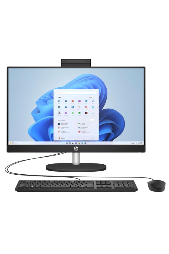 Restored HP 27-CR1000I 27" FHD IPS Intel Ultra 5 125U 1.3 GHz 8GB 256GB SSD Intel Graphics Windows 11 Home All-in-One Desktop, Black - 9A8H0AV-V054
