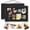 Black, variant on Sfugno 2-Pack Bulletin Board 16"x11" Cork Boards for Walls with Frame Hanging pin Board for Living Room, entryway, Office, Home, Kitchen, Classroom, School