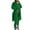 Green, variant on cfhntfmh Plus Size Outfits for Women Soft Crewneck Long Sleeve Side Slit Long Tops Stretch Slim Legging 2 Piece Lounge Sets