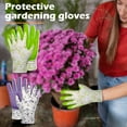 thumbnail image 5 of 1 Pair Gardening Work Gloves for Women & Men, Breathable Garden Gloves with Grip, Working Gloves, Medium Size Fits Most, 5 of 5