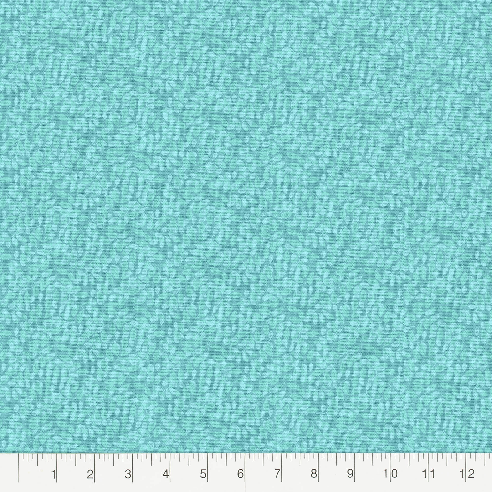 Create It 18"x21" Cotton Floral Texture Precut Sewing & Craft Fabric, Aqua 1 Piece