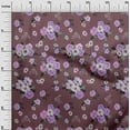 thumbnail image 2 of oneOone Georgette Viscose Wine Fabric Florals Dress Material Fabric Print Fabric By The Yard 42 Inch Wide, 2 of 4