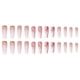 thumbnail image 1 of 24pcs Mujeres Nail Art Tips Decorative Fake Nails Cubiertas de uñas Arte de uñas parches, 1 of 6