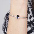 thumbnail image 5 of 925 Sterling Silver Great Astronaut Embraces Heart Gemstone Charm for Bracelet Charms Bangle Pendant Jewelry, 5 of 5