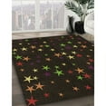 thumbnail image 2 of Ahgly Company Indoor Rectangle Patterned Night Black Area Rugs, 8' x 12', 2 of 6
