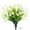 #4 White【2x Artificial Flowers】, variant on Artificial Calla Lily Bouquet, Artificial Plastic Flowers for Outdoor Garden, Home Tabletop Floral Arrangement, Indoor Porch Decor Flowers, 2 Pcs, SouMaox