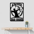 thumbnail image 6 of Aim High Soar Higher Archery Metal Wall Art, 6 of 10
