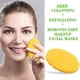 thumbnail image 3 of ER Esponja de limpieza facial comprimida de 30 piezas, esponja cosmética reutilizable, esponja de limpieza facial, esponja de SPA, para lavarse la cara oso de fresa Electrónica, 3 of 5
