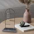 thumbnail image 3 of Soporte para Presentación de Joyería Perfecl Organizador de Joyas Multiusos Portátil Estante Negro, 3 of 8