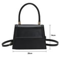 thumbnail image 2 of One-shoulder bag artificial leather crossbody bag suitable for ladies' daily travel and dating-black, 2 of 5
