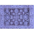 thumbnail image 1 of Ahgly Company Machine Washable Indoor Rectangle Oriental Blue Traditional Area Rugs, 2' x 3', 1 of 4