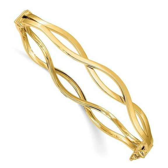 Primal Gold 14 Karat Yellow Gold Bangle
