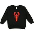 thumbnail image 2 of Inktastic Lobster Cute Ocean Creature Toddler Sweatshirt, 2 of 4