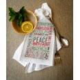 thumbnail image 3 of Christmas Typography (100% Cotton Tea Towel, Decorative Hand Towel, Kitchen and Home), 3 of 3