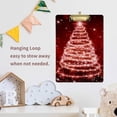 thumbnail image 5 of FMSHPON Christmas Xmas Tree Galaxy Clipboard Hardboard Wood Nursing Clip Board and Pull for Standard A4 Letter 13x9 inches, 5 of 5