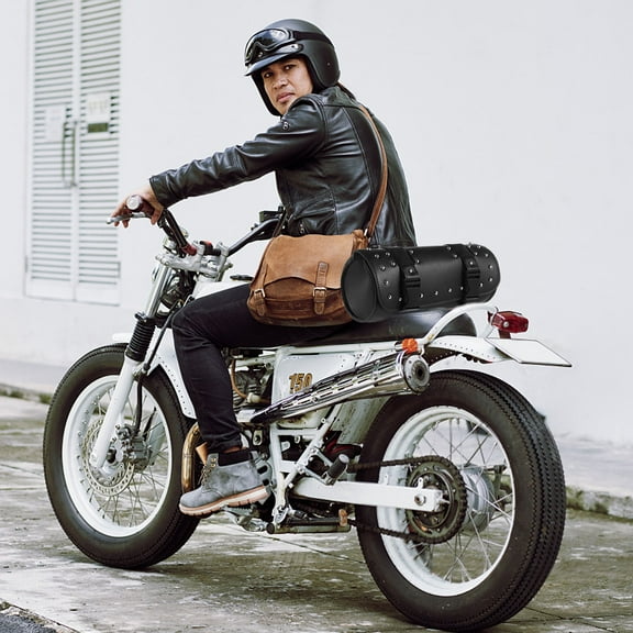 WHAMVOX Motorcycle Storage Bags Multifunctional Toolkit Motorcycle Gear Bag Black