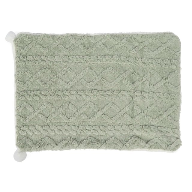 Pet Blanket Double Layer Thicken Dog Blanket Soft Warm Plush Cat Bed Blanket Pet Throw Blanket for Sleeping Relaxing Green XL