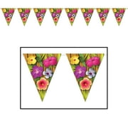 12 Pack Beistle Luau Pennant Banner