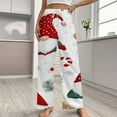 thumbnail image 2 of Autumn Pumpkin Leaves Thanksgiving Pajama Pants Loose Pajamas Female Breathable Home Trousers Leisure Sleeping Pants Large Size, 2 of 6