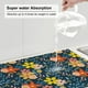 thumbnail image 5 of Fotbe Blue Floral Alfombrilla de Secado para Cocina con Estampado, 18x24 Pulgadas, 5 of 7