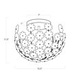 thumbnail image 2 of Regina Andrew 16-1176 Charlotte 2 Light 16" Wide Semi-Flush Bowl Ceiling Fixture - Brass, 2 of 5