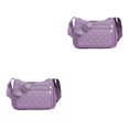 thumbnail image 2 of Transemion Crossbody Bag Premium For Multipurpose Large Capacity Polyester Messenger Bag Multiple Occations Premiun Gift light purple 2Set, 2 of 6