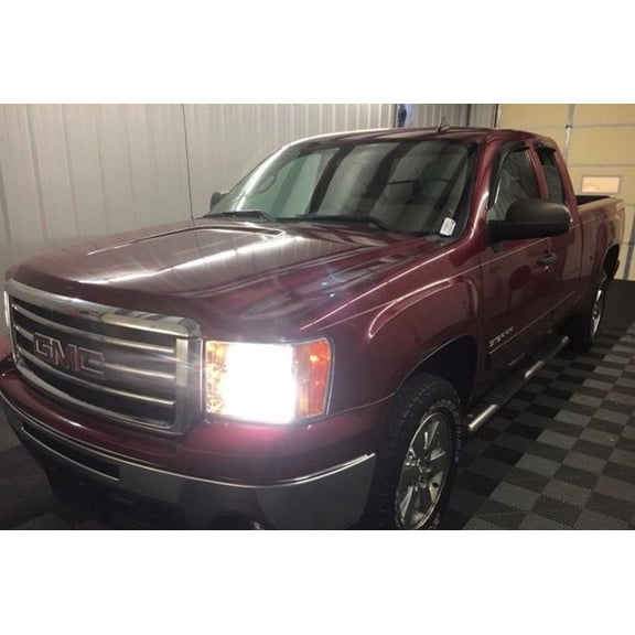 New 2008-2013 GMC Sierra Bright White Head Lamp Light Bulbs