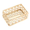 thumbnail image 1 of Gold Crystal Jewelry Box with Gift Container Jewelry Display Cover Rhinestone Trinket Keepsake Storage Case, 1 of 9