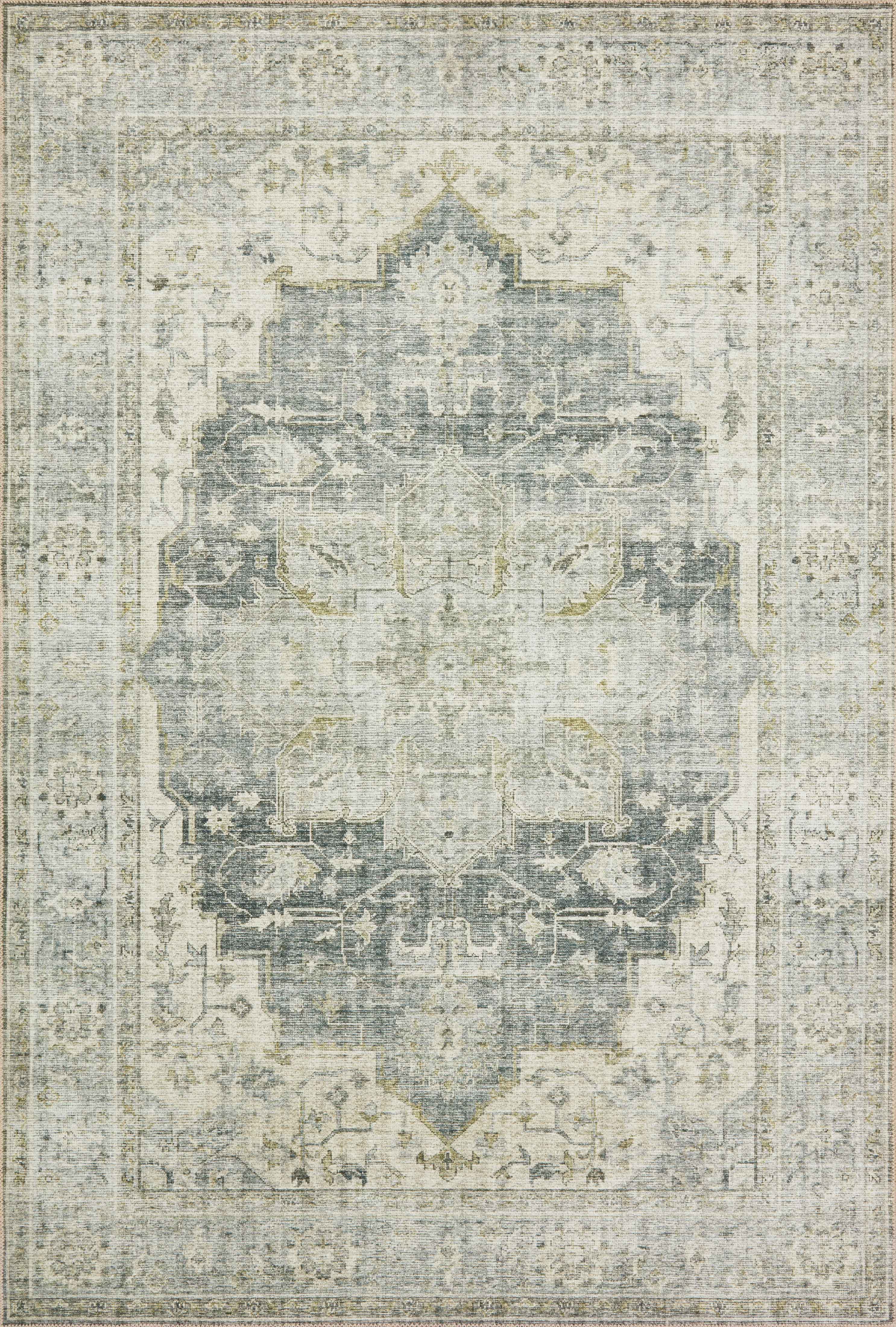 Loloi Skye SKY-12 Charcoal / Dove Oriental Area Rug 9'-0" x 12'-0"