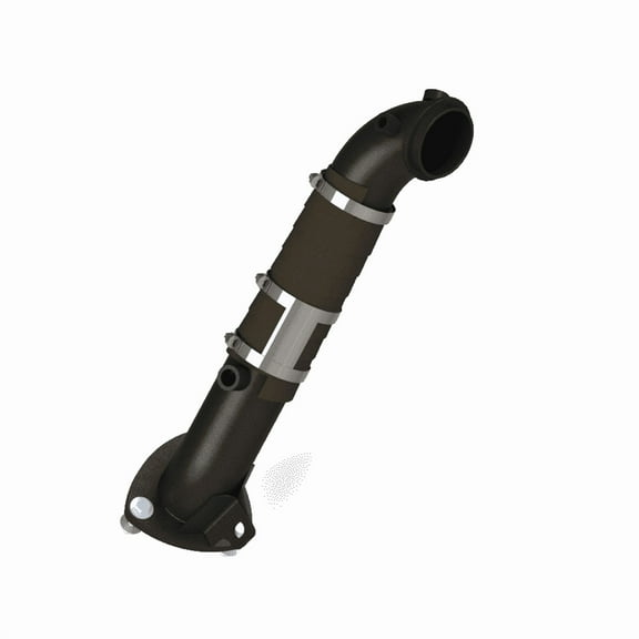 Mbrp Exhaust Gmca428 Armor Lite Turbocharger Down Pipe Fits select: 2015-2016 CHEVROLET SILVERADO, 2015-2016 GMC SIERRA