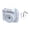 White, variant on Keychain Digital Camera 64MP 4K Built-in 19 Filter Effects 78 Degree Wide Angle LED Fill Light HD Small Retro Video Recorder for Travel Recording - White (3.15 inches / 8 cm)