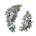 thumbnail image 3 of Juego de 2 guirnaldas de flores artificiales colgantes para arco de boda, fondo de flores artificiales Estilo B, 3 of 9