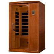 Dynamic Saunas Venice 2-Person Low EMF FAR Infrared Sauna, Canadian Hemlock