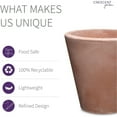 thumbnail image 7 of Crescent Garden Madison Indoor and Outdoor Planter 14" - Weathered Terracotta, 7 of 7