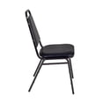 thumbnail image 5 of Cain 30 in. Square Breakroom Table- White & 4 Restaurant Stack Chairs- Black, 5 of 7