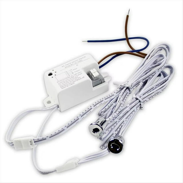 Sensor de Inducción para Puerta de Gabinete de 220 V, Interruptor Inteligente para Armario, Compatible para Instalación Abierta/Oculta, Control de Puerta Doble.