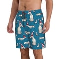 thumbnail image 2 of Fotbe Festive Dachshund Fun Trajes de Baño Estampados para Hombre, Shorts de Verano de Secado Rápido, Ropa de Playa, Bañadores-X-Large, 2 of 6