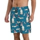 thumbnail image 2 of Fotbe Festive Dachshund Fun Trajes de Baño Estampados para Hombre, Shorts de Verano de Secado Rápido, Ropa de Playa, Bañadores-Medium, 2 of 6
