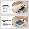 thumbnail image 4 of Aboiled Automatic Induction Cat Feeder with Programmable Timer Moisture-Proof Design Small to Medium Pets,Gray, 4 of 5