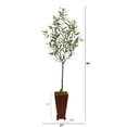 thumbnail image 2 of Nearly Natural 69" Olive Artificial Tree in Decorative Planter, 2 of 4