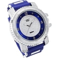 thumbnail image 3 of Techno Pave Hip Hop Inspired Mens Bling-ed Out Watch - 52mm Case Size - Quartz Movement (7758 / Blue), 3 of 4
