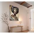 thumbnail image 4 of Cuadro Mujer Africana Moderno En Canvas Opción De Marco Hd, 4 of 4