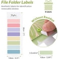 thumbnail image 5 of WarmHaven Expanding File Folder with 5 Pockets, Accordion File Organizer,Portable Receipt Paper Documents Organizer,Letter Size Filing Folder School Office Supplies,Green, 5 of 15